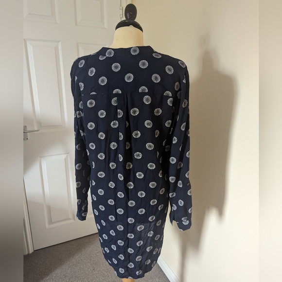 Next Navy dot tunic dress size 12 - Picture 3 of 7